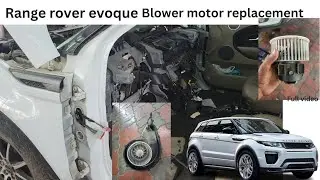 how to fix no heat. no ac. range rover evoque .