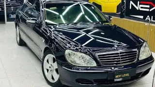 Mercedes Benz S500L AMG | Ceramic Coated 🛡❗#luxurycar #benzlovers #paintprotection #ceramiccoating