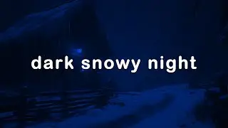 dark snowy night. 🌟 Your thoughts are a relentless storm.