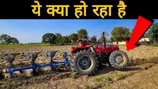 Massey Ferguson 9500 Smart 4wd with 3 MB Reversible Plough || Performance & Mileage ||