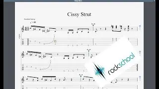 Cissy Strut Rockschool Grade 2 Guitar Play Along