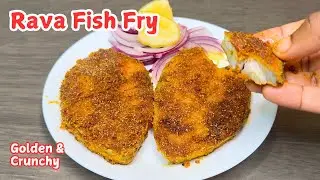 Rava Fish Fry Mangalorean Style | Golden & Crispy Coastal Recipe (Karavali Special)
