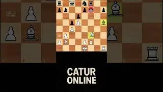 Selesaikan Skakmat Elegan Ini Seperti Seorang GM | Catur Online #catur #shorts #chess #caturonline