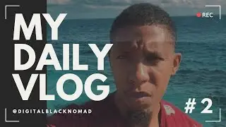 A day in the life of a black Digital Nomad | A view of the Caribbean Sea from Santo Domingo