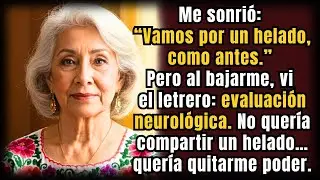 “Vamos a tomar un helado como antes” mi hijo— Pero me llevó directo a evaluar mi capacidad mental