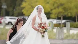 This Jewish Wedding got rained on just as the ceremony began. The Bride was a champ and they went on