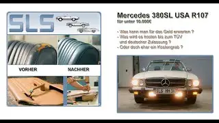 Mercedes SL R107 380SL Innenausstattung Sitz und Türverkleidung - Wir fragen einen Autosattler Teil2