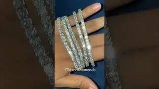 Shining Togather, Now And Forever ✨ #moissanitetennisbracelet #shedeservesthebest We Ship Worldw