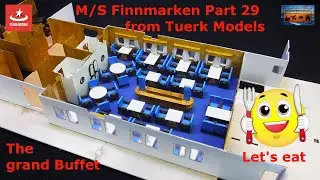 Пароход M/S Finnmarken, часть 29, от Tuerk Models.