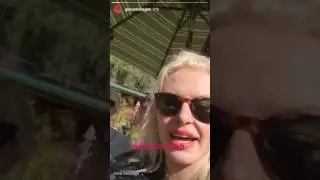 Grace Mckagan and friends at Ramones ranch