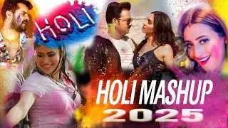 Holi Mashup 2025 | Devra Holi Song | Party Vibe Holi Mashup | AJ Music Official