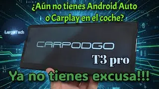 Sigues sin Android Auto o Carplay en tu coche? - Carpodgo T3 pro