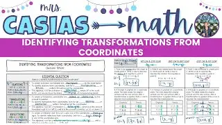 How to Identify Transformations from Coordinates | 8th Grade Math Pre-Algebra
