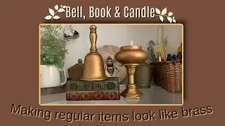 Can ! make regular items look like VINTAGE BRASS?  How to get the brass look with spraypaint