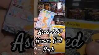 Ascended Heroes GOD PACK! 🤯 #ascendedheroes #pokemon #godpack #rippingpacks #pokemonpackopening