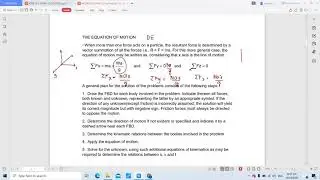 KINETICS OF A PARTICLE