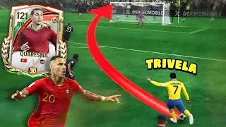 JOGUEI COM A NOVA CARTA DO &ldquo;QUARESMA&rdquo; NO EA FC MOBILE!😱