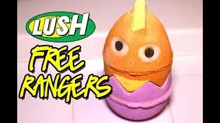 LUSH 🐥 FREE RANGERS Bath Bomb 🐥 EASTER 2018 Collection DEMO & REVIEW Underwater Orange & Purple