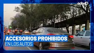 &iexcl;Ojo aqu&iacute;! Estos son los accesorios prohibidos en tu auto en la CDMX