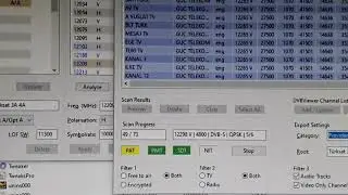 Dark HDDream frekans tarama DVBViewer Transedit
