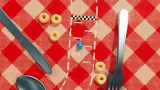 First test of breakfast track - Tiny Tires