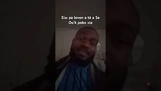 Siw pa levem at&egrave; a se ou&rsquo;k poko vle#viral #louange #adoration #dieu#music #jezi #shorts#funnyvideos