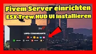 Setting up Fivem Server #6 ESX Trew HUD UI Installation and Editing Tutorial