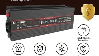 1500Watt Pur Sinwyv # Simtek MPPT DC king # Honda 220watt 5 SOLAR Panel installation 