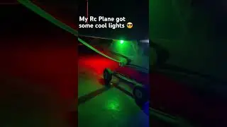 Lights on My RC Plane 😎😎