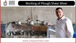 Plough Shear Mixer- Working of Plough Share Mixer. Take Inside View. #ploughshearmixer #ploughshare