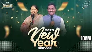 New Year Service #Live || 1st January 2026 || The Calvary Church || Pastor Yesupadam || Mrs Deevena