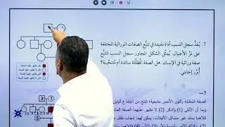 حل اسئلة الكتاب والانشطة الوراثة المندلية وما بعد مندل - الاستاذ حسام عياش