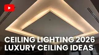Living Room Ceiling Lighting Design 2026 | Modern LED, Cove & Luxury Lighting Ideas
