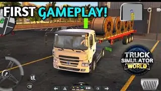 🚚FIRST GAMEPLAY! of Truck Simulator : World Android by Sir Studios🏕 | Truck Gameplay