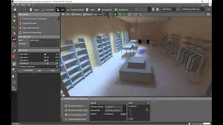 Creating light scenes for shops