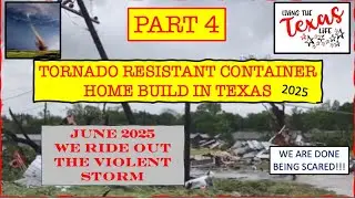 TORNADO RESISTANT CONTAINER HOME BUILD PART 4