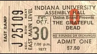 Grateful Dead - 10/30/77 - Assembly Hall - Bloomington, IN - sbd