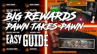 How To Unlock ALL FREE PAWN TAKES PAWN REWARDS - Warzone & Black Ops Cold War & COD MOBILE Rewards!