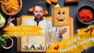 Relax Medieval ASMR Cooking 🧀 Fried Cheese Sticks