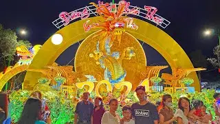 Lễ Hội Tết 2024 Phan Thiết - Đường Hoa Phan Thiết - ĐẸP CHƯA TỪNG THẤY - Tết 2024