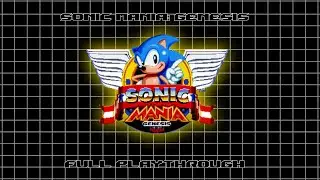 Sonic Mania: Genesis - Full Mod Playthrough