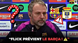 🚨 Flick alerte le Bar&ccedil;a avant Oviedo ⚠️ Manque de concentration, Araujo, Gavi et &eacute;lections au club.