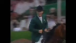 Eddie Macken IRL & Miss F A N   1995 Aga Khan, Dublin Nations Cup