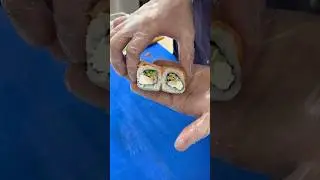 How to make easy Philadelphia Roll | #sushi #food #shorts