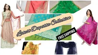 Exclusive Dupatta Collection|Free Shipping|Salwar, Lehenga & Kurti|COD|A2Z Fashion