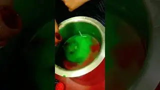 how to do colour dip in water#color#youtubeshorts #reels #painting #red