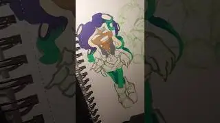 Marina❗❗#umokayscorner #artistoftiktok #splatoon #splatoonfanart #fanart #markerartist #arrtxmarkers