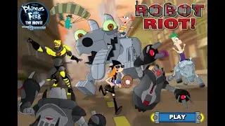 Phineas and Ferb the Movie: Across the 2nd Dimension Robot Riot! (game) (15TH anniversary special)