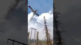 Fire bosses tandem drops near power lines