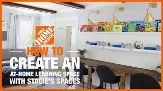 How to Create an At-Home Learning Space with Stacie's Spaces | The Home Depot